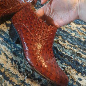 Giorgio brutini red ankle boots